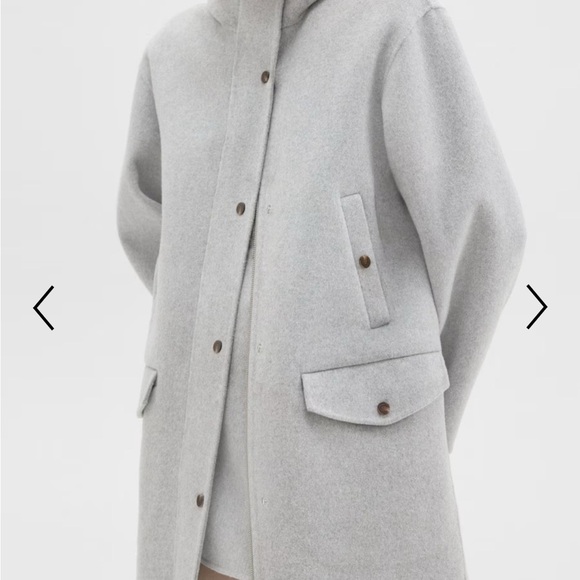 Theory Jackets & Blazers - Theory Parka in Double-Face Wool-Cashmere